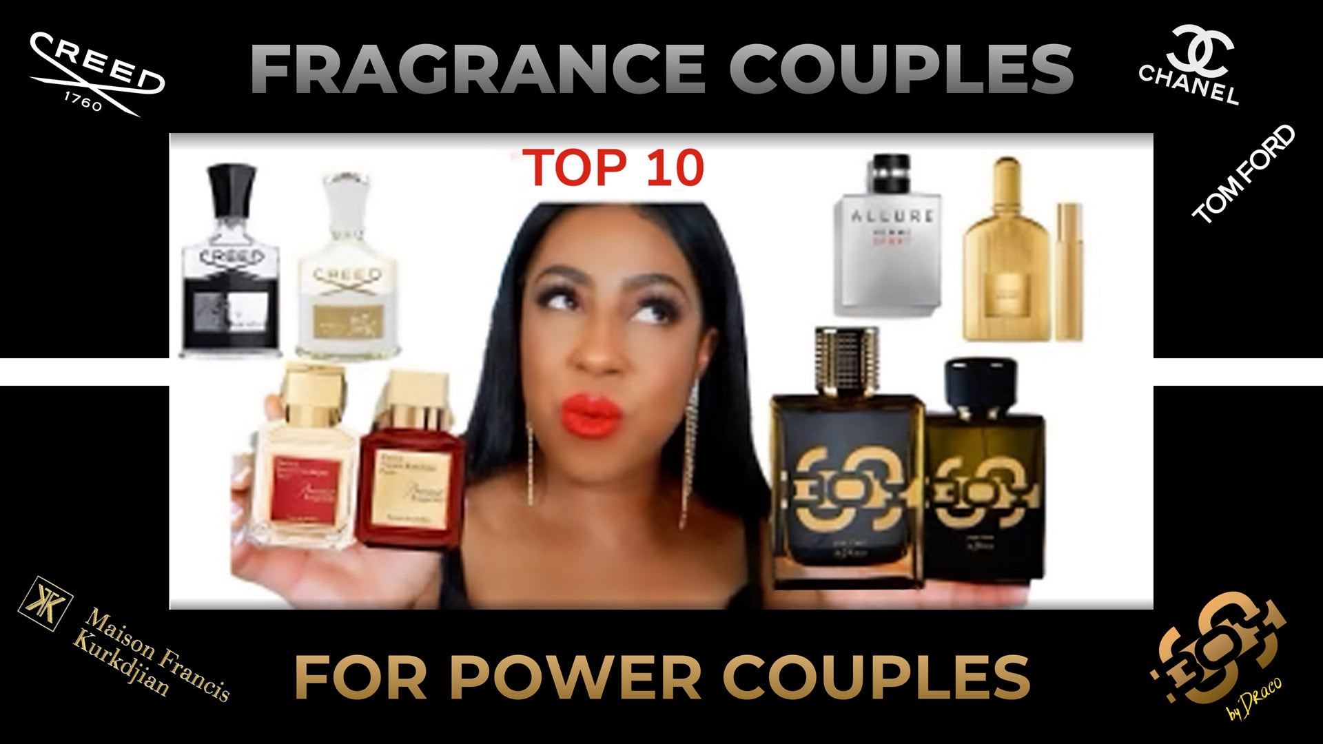 chanel alure, Creed aventus for him, creed aventus for her, MKF bacarat rouge, SBOY, For Him, Fro Her, Cheraye Lewis, Cherayeslifestyle, power couple fragrances
